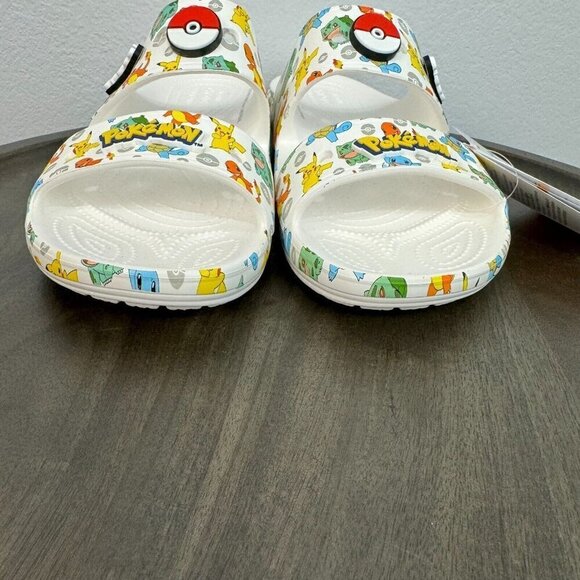 CrocsClassic Pokemon Sandal Water-Friendly White Multi Size 10 Men - Picture 3 of 14